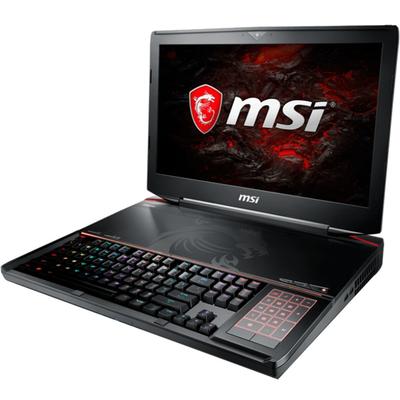 Laptop MSI Gaming 18.4 GT83VR 7RE Titan SLI, FHD IPS, Procesor Intel Core i7-7820HK (8M Cache, up to 3.90 GHz), 32GB DDR4, 1TB 7200 RPM + 256GB SSD, GeForce GTX 1070 8GB SLI, Win 10 Home, Black