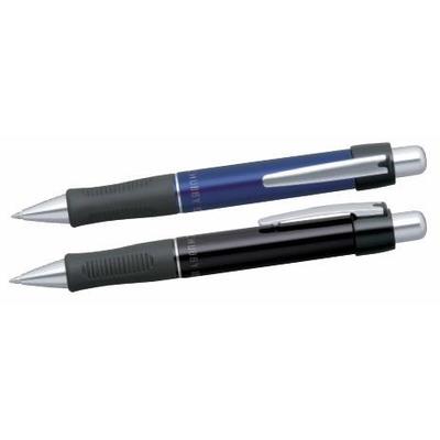 Pix PENAC Chubby 10, rubber grip, 1.0mm, accesorii metalice, corp bleumarin - scriere albastra