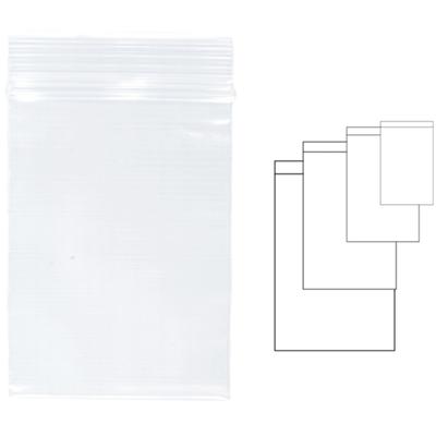 Pungi plastic cu fermoar pentru sigilare,  60 x  80 mm, 100 buc/set, KANGARO - transparente