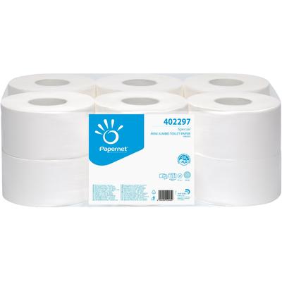 Hartie igienica alba, 2 straturi, 140m, portionata, Papernet