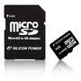 Card de Memorie SILICON-POWER Micro SDHC 8GB Clasa 4 + Adaptor SD