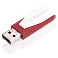 Memorie USB VERBATIM Store n Go Swivel 16GB USB 2.0, Red