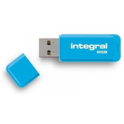 Memorie USB Integral Neon 8GB USB 2.0, Blue