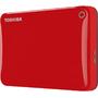 Hard Disk Extern Toshiba Canvio Connect II, USB 3.0, 2.5 inch, 500GB, red