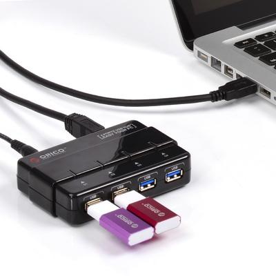Hub USB Orico H4928-U3 Black USB 3.0