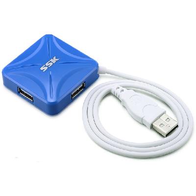 Hub USB SSK SSH SHU027 Blue