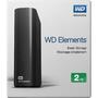 Hard Disk Extern EHDD 2TB WD 3.5" ELEMENTS BLACK