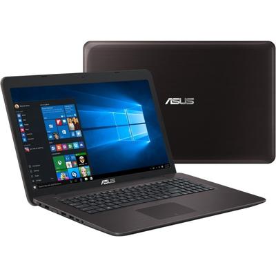 Laptop Asus 17.3 F756UX, FHD, Procesor Intel Core i7-7500U (4M Cache, up to 3.50 GHz), 8GB DDR4, 1TB + 128GB SSD, GeForce GTX 950M 4GB, FreeDos, Dark Brown