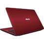 Laptop Asus 15.6'' X541NA, HD, Procesor Intel Celeron Dual Core N3350 (2M Cache, up to 2.4 GHz), 4GB, 500GB, GMA HD 500, no OS, Red