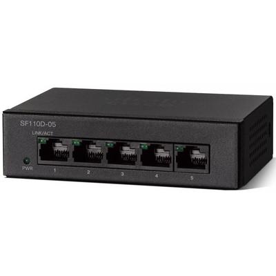 Switch SW CISCO SF110D-05 5P FE Unmanaged