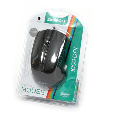 Mouse OMEGA OM-05BL OPTICAL 1000DPI VALUE LINE USB MIX