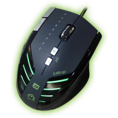 Mouse Approx LASER GAMING 6000DPI/ 9 BUT