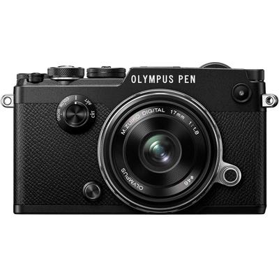 Aparat foto compact Olympus PEN-F 1718 Kit blk/blk / PEN-F black + EW-M1718 black