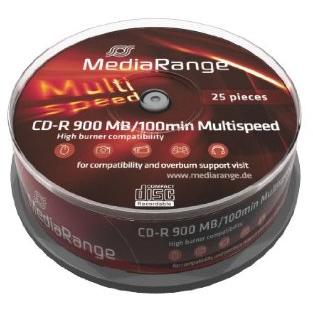 MediaRange CD-R 48x 900MB/100min Cake25