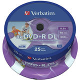 Verbatim  DVD+R 8x DBL LAYER PRINT.SP25
