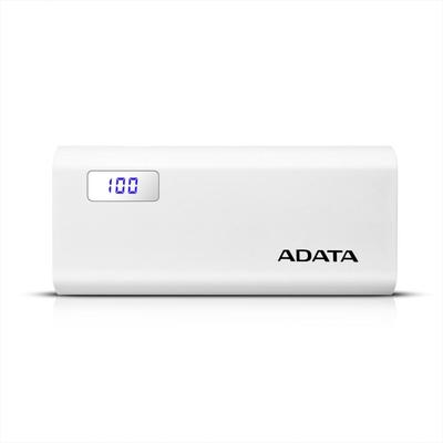 ADATA P12500D, 12500 mAh, 1x USB, 2.1A, alb