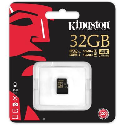 Card de Memorie Kingston Micro SDHC, 32GB, Clasa 10, UHS-I U3