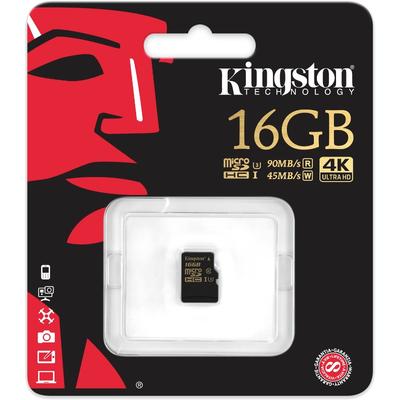 Card de Memorie Kingston Micro SDHC, 16GB, Clasa 10, UHS-I U3