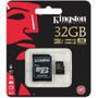Card de Memorie Kingston Micro SDHC, 32GB, Clasa 10, UHS-I U3 + Adaptor