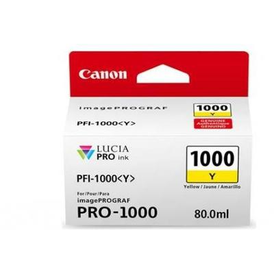 Cartus Imprimanta Canon PFI-1000Y Yellow