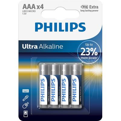 Philips BATERII PH ULTRA ALKALINE AAA,4 BUC