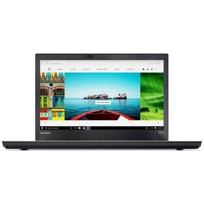 Laptop Lenovo 14" ThinkPad T470, FHD IPS, Procesor Intel Core i7-7500U (4M Cache, up to 3.50 GHz), 8GB DDR4, 256GB SSD, GMA HD 620, 4G LTE, FingerPrint Reader, Win 10 Pro, Black