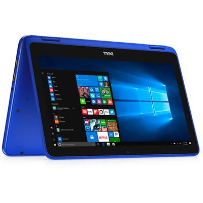 Laptop Dell 11.6" Inspiron 3179 (seria 3000), HD Touch, Procesor Intel Core m3-7Y30 (4M Cache, 2.60 GHz), 4GB, 128GB SSD, GMA HD 615, Win 10 Home, Blue