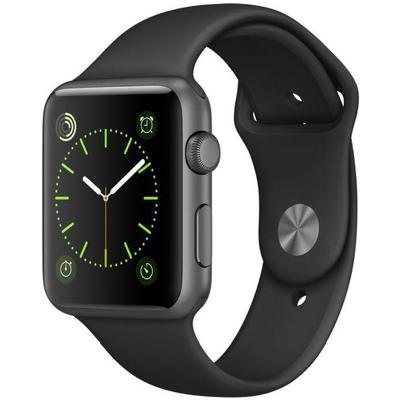 Smartwatch Apple AL WATCH 42 STEEL SPC BLACK SPORT BAND
