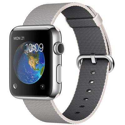 Smartwatch Apple AL WATCH 42 STEEL PEARL BLACK OVEN