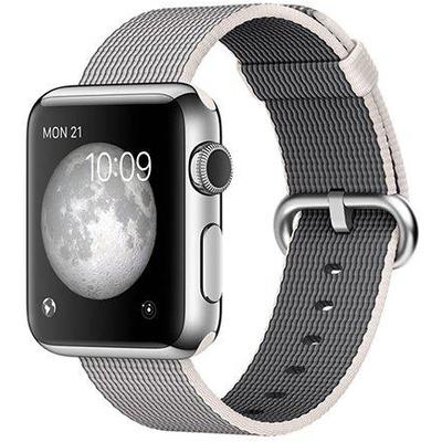 Smartwatch Apple AL WATCH 38 STEEL PEARL WOVEN NYLON