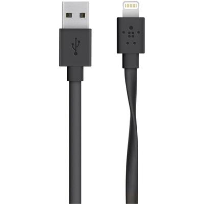 BELKIN MIXIT UP, Fat cable, USB Male la Lightning Male, 1.2 m, Black