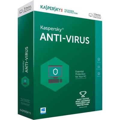 Software Securitate Kaspersky LIC KAV 2017 3 USERI 1 AN+3M NEW RETAIL