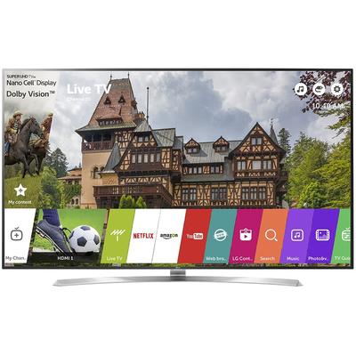 Televizor LG Smart TV 75SJ955V Seria SJ955V 190cm argintiu-negru 4K UHD HDR
