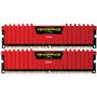 Memorie RAM Corsair Vengeance LPX Red 16GB DDR4 4000MHz CL19 Dual Channel Kit