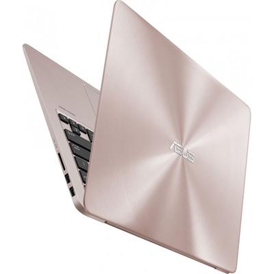 Ultrabook Asus 14 ZenBook UX410UA, FHD, Procesor Intel Core i7-7500U (4M Cache, up to 3.50 GHz), 8GB DDR4, 1TB + 128GB SSD, GMA HD 620, Win 10 Home, Rose Gold