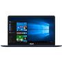 Ultrabook Asus 15.6; ZenBook Pro UX550VE, FHD Touch, Procesor Intel Core i7-7700HQ (6M Cache, up to 3.80 GHz), 16GB DDR4, 512GB SSD, GeForce GTX 1050 Ti 4GB, Win 10 Pro, Royal Blue