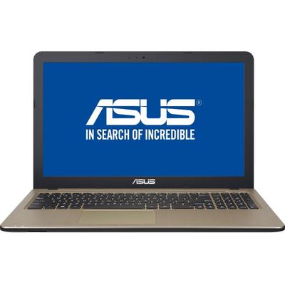 Laptop Asus 15.6" VivoBook X540YA, HD, Procesor AMD E1-7010 (2M Cache, 1.5 GHz), 4GB, 500GB, Radeon R2, FreeDos, Chocolate Black