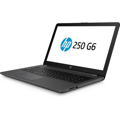 Laptop HP 15.6" 250 G6, HD, Procesor Intel Core i3-6006U (3M Cache, 2.00 GHz), 4GB DDR4, 500GB, GMA HD 520, FreeDos, Dark Ash Silver