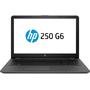 Laptop HP 15.6" 250 G6, FHD, Procesor Intel Core i3-6006U (3M Cache, 2.00 GHz), 4GB DDR4, 128GB SSD, GMA HD 520, FreeDos, Dark Ash Silver, no ODD