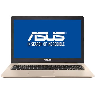 Laptop Asus 15.6 VivoBook Pro 15 N580VD, FHD, Procesor Intel Core i7-7700HQ (6M Cache, up to 3.80 GHz), 8GB DDR4, 1TB, GeForce GTX 1050 4GB, Endless OS, Gold