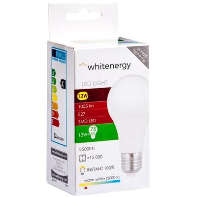 Bec LED Whitenergy 10390, E27, 12W, lumina alba calda, 15 SMD 2835