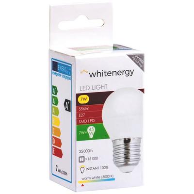 Bec LED Whitenergy 10362, E27, 7W, lumina alba calda, 8 SMD 2835
