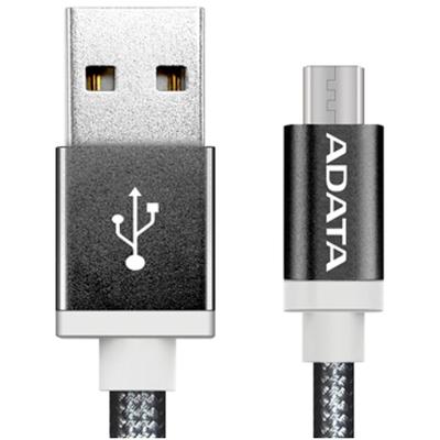 ADATA USB Male la microUSB Male, 1 m, Black