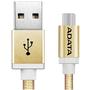 ADATA USB Male la microUSB Male, 1 m, Gold