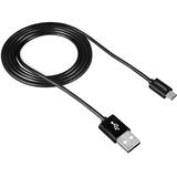 USB Male la microUSB Male, 1 m, Black