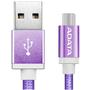 ADATA USB Male la microUSB Male, 1 m, Purple