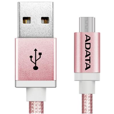 ADATA USB Male la microUSB Male, 1 m, Pink