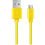 Esperanza USB Male la microUSB Male, 1.5 m, Yellow