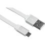 Kit USB Male la microUSB Male, 1 m, White