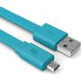 Kit USB Male la microUSB Male, LED, 1 m, Blue
